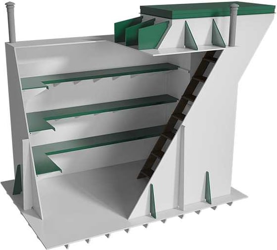 Погреб ЗЕМЛЯК Комфорт 1500x1500x2500 мм PK1515 1