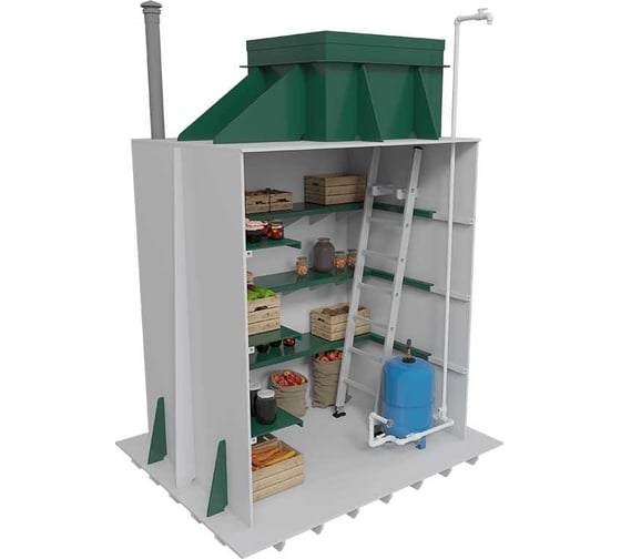 Погреб ЗЕМЛЯК-К 1500x2000 (муфта 133) KP1520M133