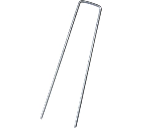 Скобы садовые Крепче П-образные, оцинкованные, 18x4.5 см, 25 шт 4643057
