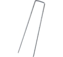 Скобы садовые Крепче П-образные, оцинкованные, 18x4.5 см, 100 шт 4643033 33557995