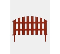 Забор декоративный cадовый ВПМ Садовод терракотовый, 9 шт 6191217