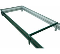 Грядка Теплица-царица высота борта 20см, 1*6м, полимер 6005 00-00027113-2