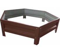 Клумба Теплица-царица одноярусная, D 120см, полимер 3005 00-00032131