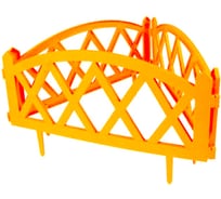 Декоративный забор GARDENPLAST MODERN №4 5 шт, длина 3,00 м, желтый 4814132000427 50213