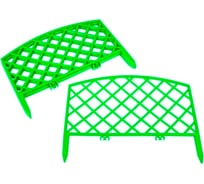 Декоративный забор GARDENPLAST ROMANIKA №1 7 шт, длина 2,95 м, зеленый 4814132000298 50110