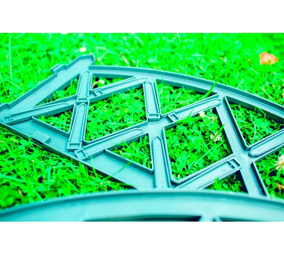 Декоративный забор GARDENPLAST MODERN №4 5 шт, длина 3,00 м графит 4814132002377 50513