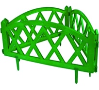 Декоративный забор GARDENPLAST MODERN №4 5 шт, длина 3,00 м зеленый 4814132000410 50113