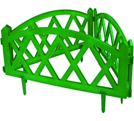 Декоративный забор GARDENPLAST MODERN №4 5 шт, длина 3,00 м зеленый 4814132000410 50113