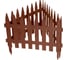 Декоративный забор PALISAD Рейка 28x300 см, терракот 65007 1