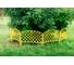 Декоративный забор GARDENPLAST ROMANIKA №1 7 секций, 2.95 м, желтый 4814132000304 50210 3