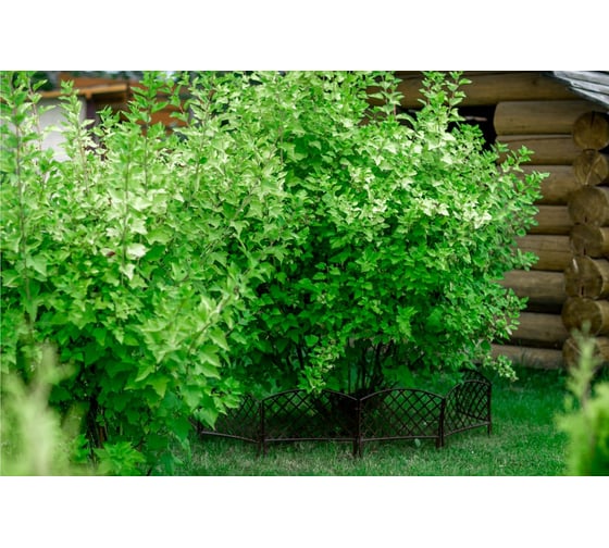 Декоративный забор GARDENPLAST ROMANIKA №1 7 секций, 2.95 м, шоколад 4814132000328 50410