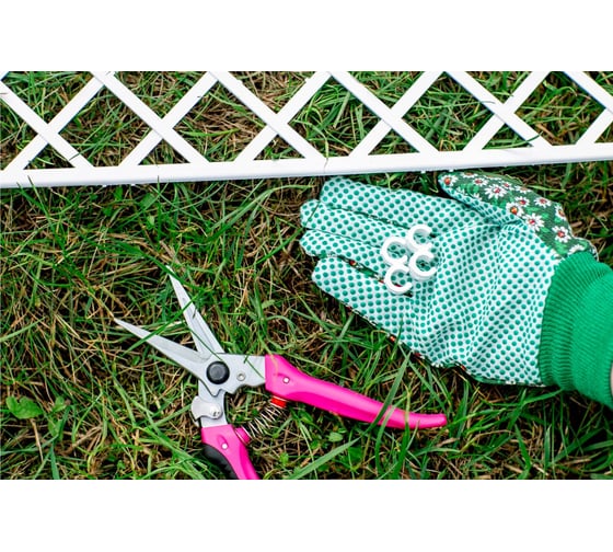 Декоративный забор GARDENPLAST ROMANIKA №1 7 секций, 2.95 м, белый 4814132000236 50010