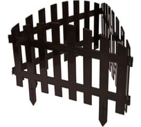 Декоративный забор GARDENPLAST RENESSANS №2 7 секции, 3.1 м, шоколад 4814132000366 50411