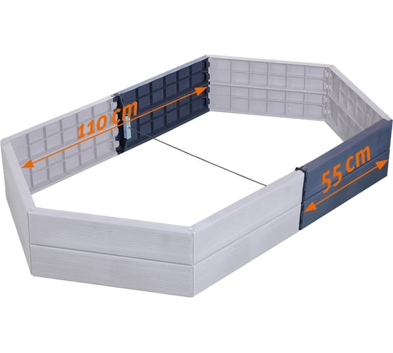 Шестигранная грядка GRAF 25 см 645100