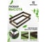 Готовый комплект грядки из ДПК Еврогрядка 1200x800x225-3D, цвет венге GEG3-225-3D 11