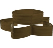 Садовый конструктор Дачная мозаика Клумба темно-коричневый 11325