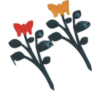 Заборчик Репка к_ 8312 цветы-бабочки 9360