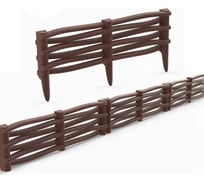 Забор декоративный садовый ВПМ "Плетёнка" коричневый 6195685