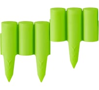 Бордюр декоративный cадовый ВПМ "Пеньки" зеленый 6195590