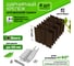 Комплект стыковочных элементов для грядок и клумб Еврогрядка 150x30, 4 шт (корич.) 5396-k 3