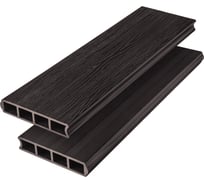 Комплект из 4-х 3D-досок ДПК Еврогрядка 750x150x30 для грядок и клумб EGD075-155ven-3D