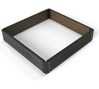 Комплект из 4-х 3D-досок ДПК Еврогрядка 750x225x30 для грядок и клумб EGD075-225-3D