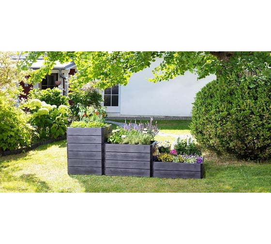 Прямоугольная грядка GRAF M 60х80х25 см 645116