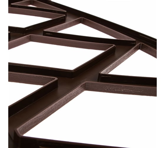 Ограждение Greengo MODERN 35x232 см, 4 секции, шоколадное 3338451