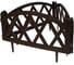 Ограждение Greengo MODERN 35x232 см, 4 секции, шоколадное 3338451 2