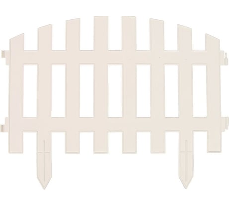 Ограждение Greengo RENESSANS 35x210 см, 5 секций, белое 3338437