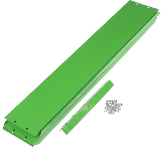 Оцинкованная клумба Greengo квадро 80x80x15 см, зелёная 4210478