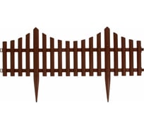 Ограждение Greengo 30x300 см, 5 секций, коричневое 3296974