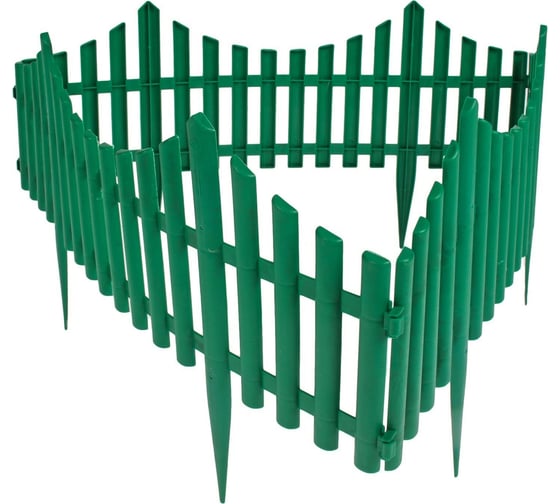 Ограждение Greengo 30x300 см, 5 секций, зелёное 3296973