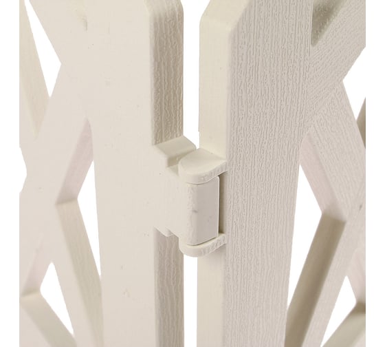 Ограждение Greengo MODERN 35x232 см, 4 секции, белое 3338447