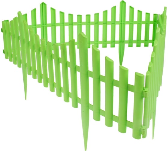 Ограждение Greengo 30x300 см, 5 секций, салатовое 3296971