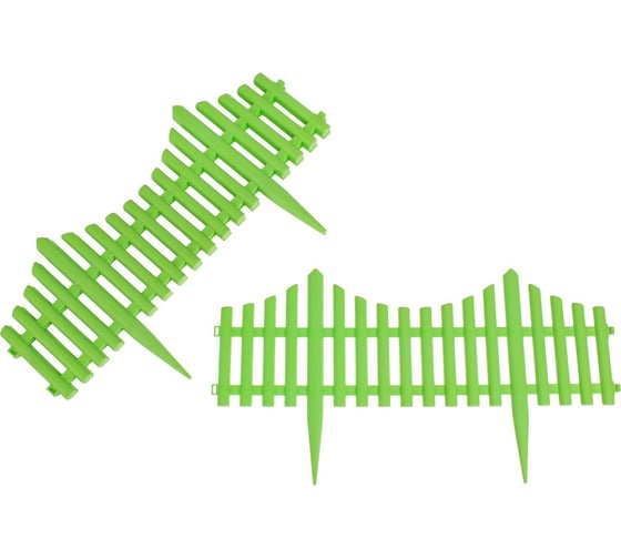 Ограждение Greengo 30x300 см, 5 секций, салатовое 3296971