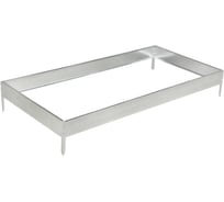Оцинкованная грядка Greengo 195x100x15 см 1822882