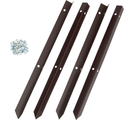 Оцинкованная грядка Greengo 195x100x34 см, шоколад 1822872