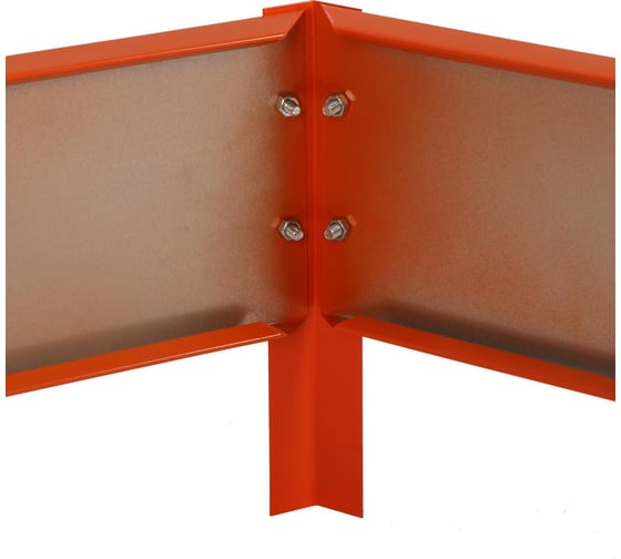 Оцинкованная клумба Greengo d=80 см, h=15 см, оранжевый 1822888