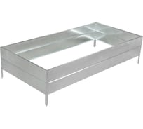 Оцинкованная грядка Greengo 195x100x34 см 1822873