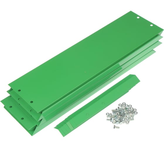 Оцинкованная клумба Greengo d=100 см, h=15 см, ярко-зеленая 1822894