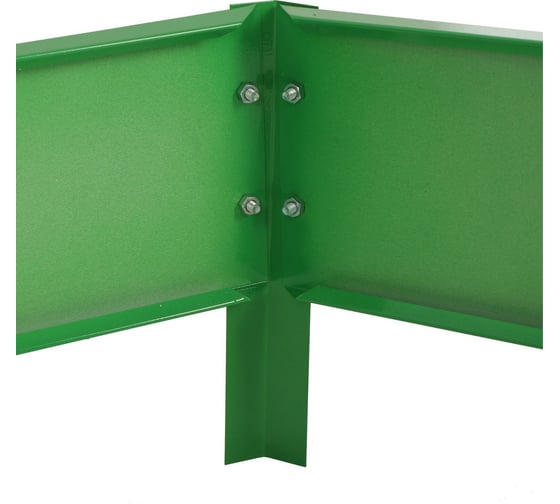 Оцинкованная клумба Greengo d=100 см, h=15 см, ярко-зеленая 1822894