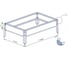 Оцинкованная грядка Greengo 195x100x15 см, оранжевая 1822878 3