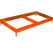 Оцинкованная грядка Greengo 295x100x15 см, оранжевая 3185466