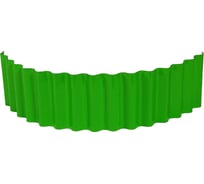 Ограждение клумб Greengo Волна 110x24 см, ярко-зелёная 3185477
