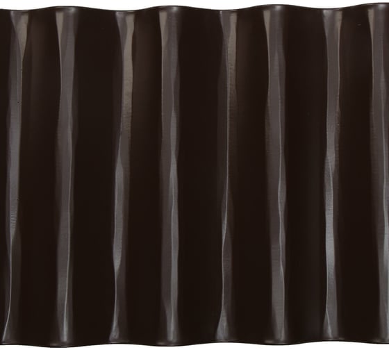 Ограждение клумб Greengo Волна 110x24 см, шоколад 5498369