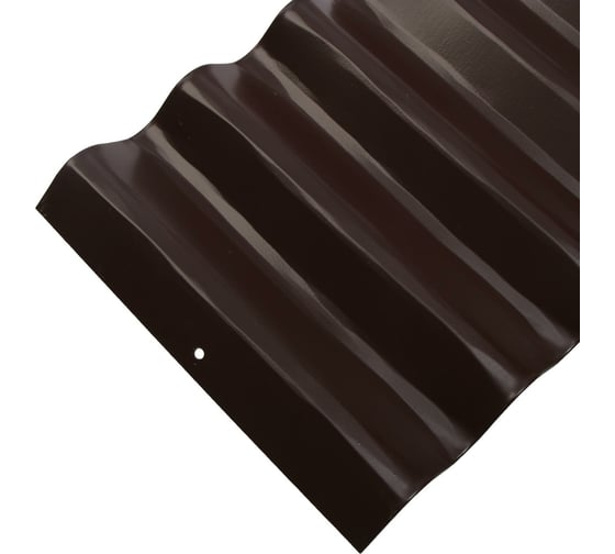 Ограждение клумб Greengo Волна 110x24 см, шоколад 5498369