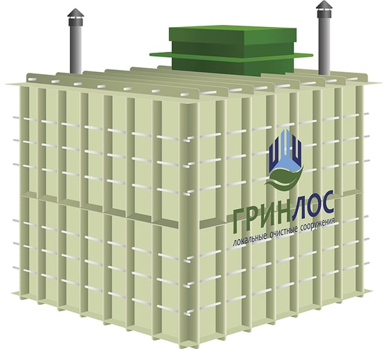 Погреб из пластика Гринлос 2500x2000x2400 GLP053