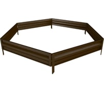 Сборная клумба Delta-Park KS70, коричневая 3005013_16