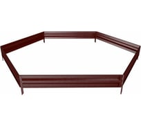 Сборная клумба Delta-Park KS100 коричнево-красный 3005013_18